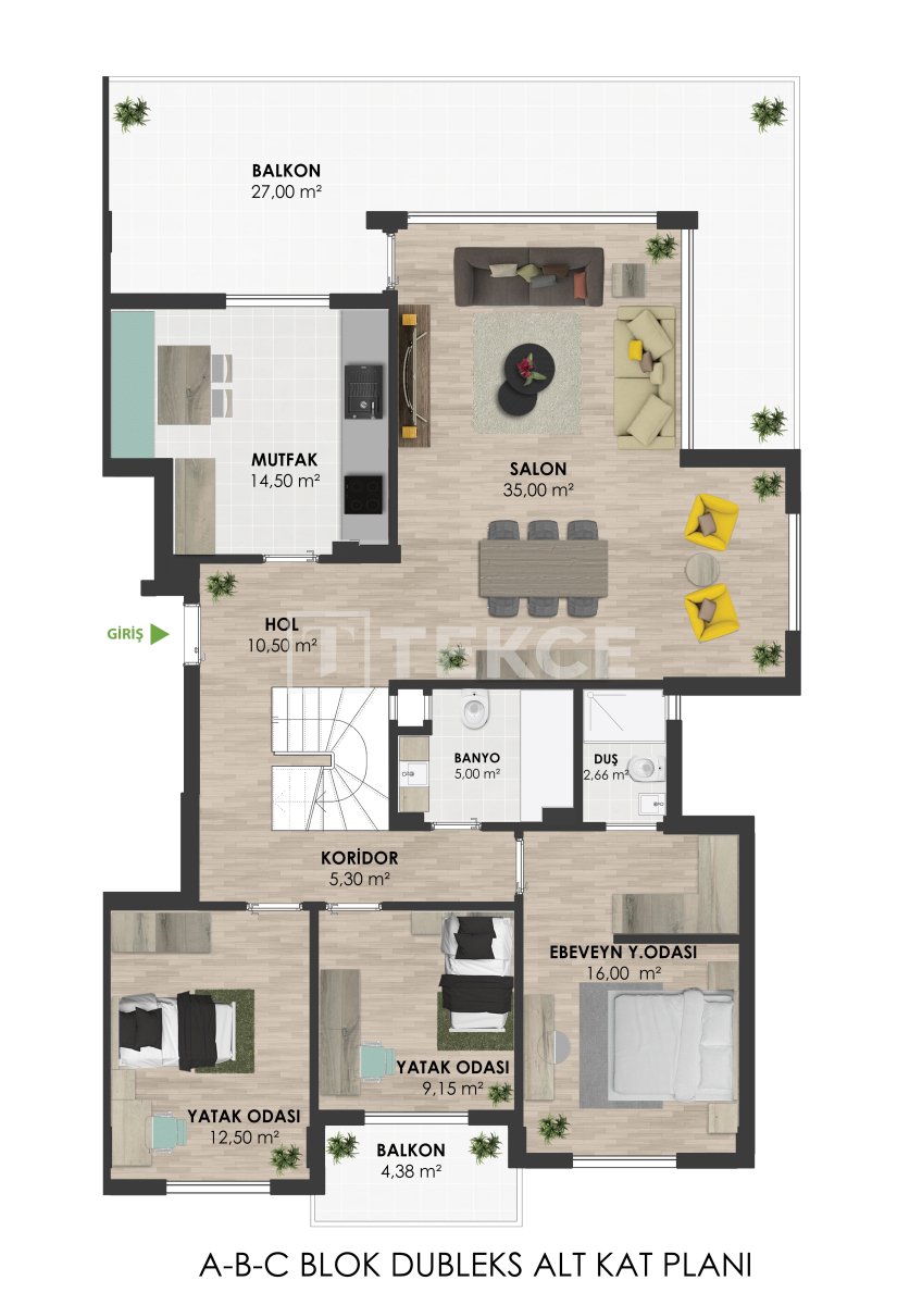 Апартаменты Муданья, Турция, 330 м² - фото 10