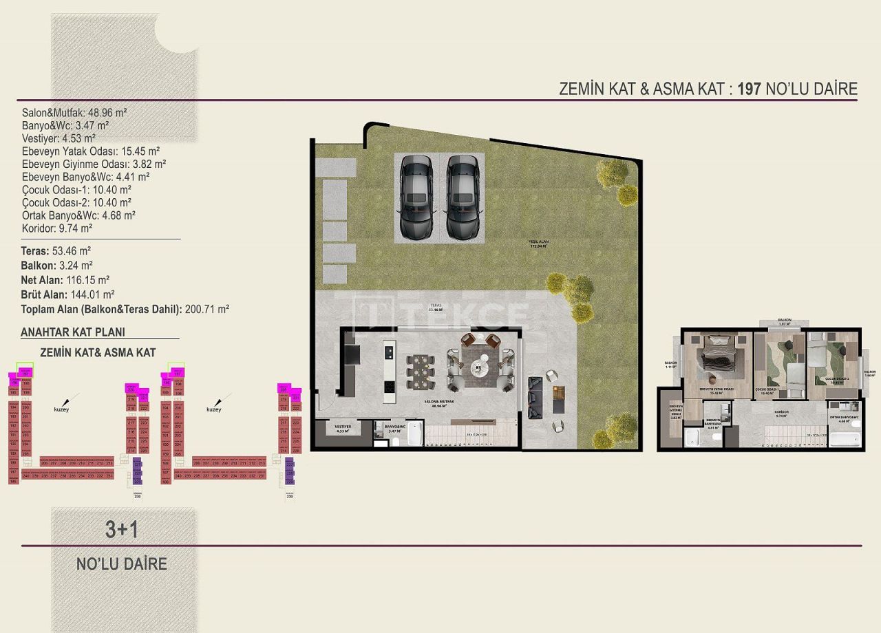 Апартаменты в Анталии, Турция, 100 м² - фото 18