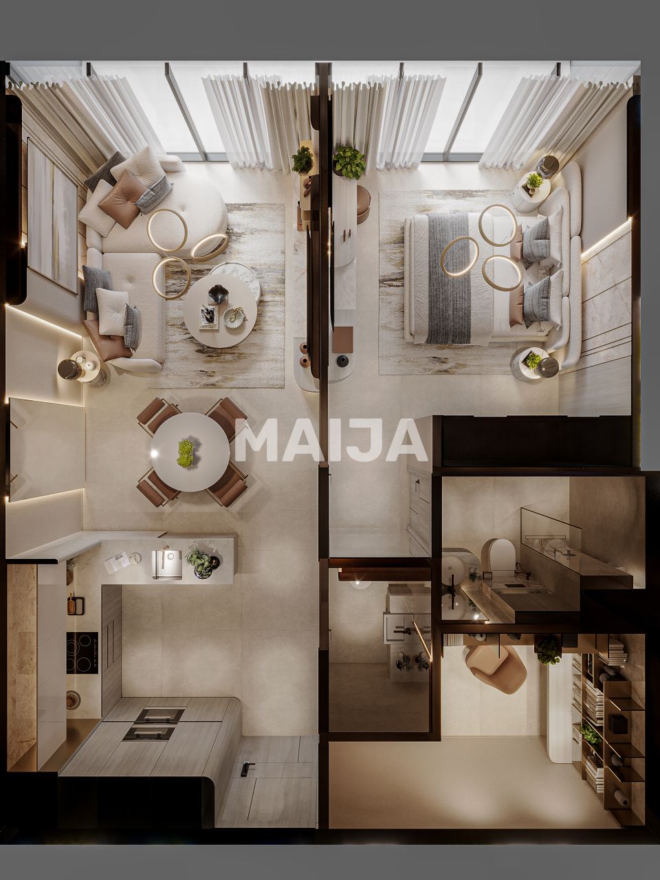 Апартаменты в Дубае, ОАЭ, 36 м² - фото 2