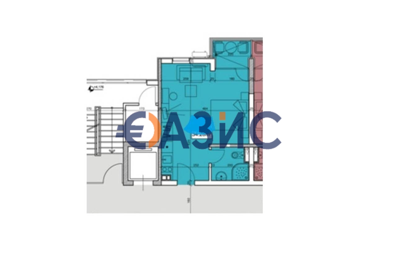 Апартаменты на Солнечном берегу, Болгария, 42.4 м² - фото 11