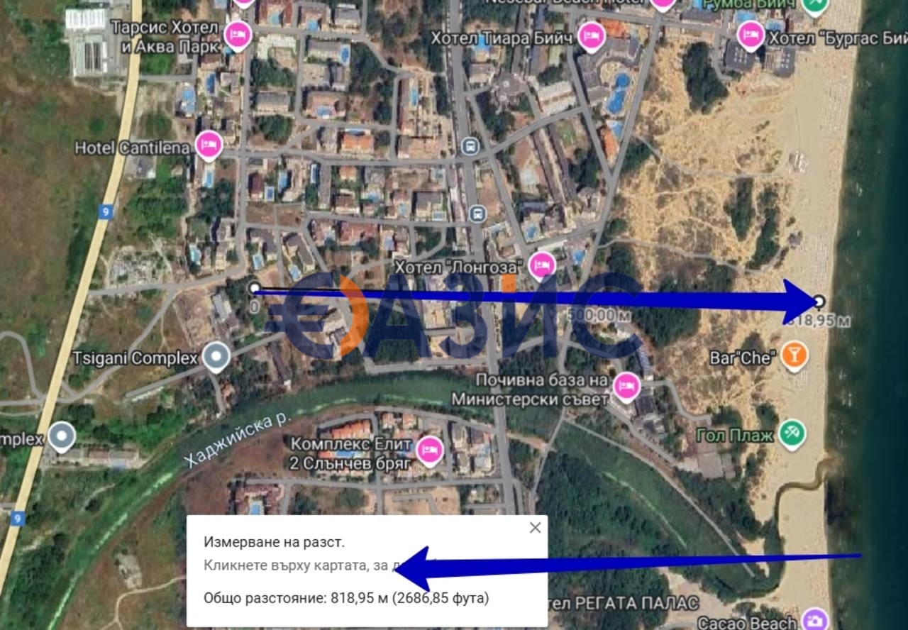 Апартаменты на Солнечном берегу, Болгария, 36.4 м² - фото 16