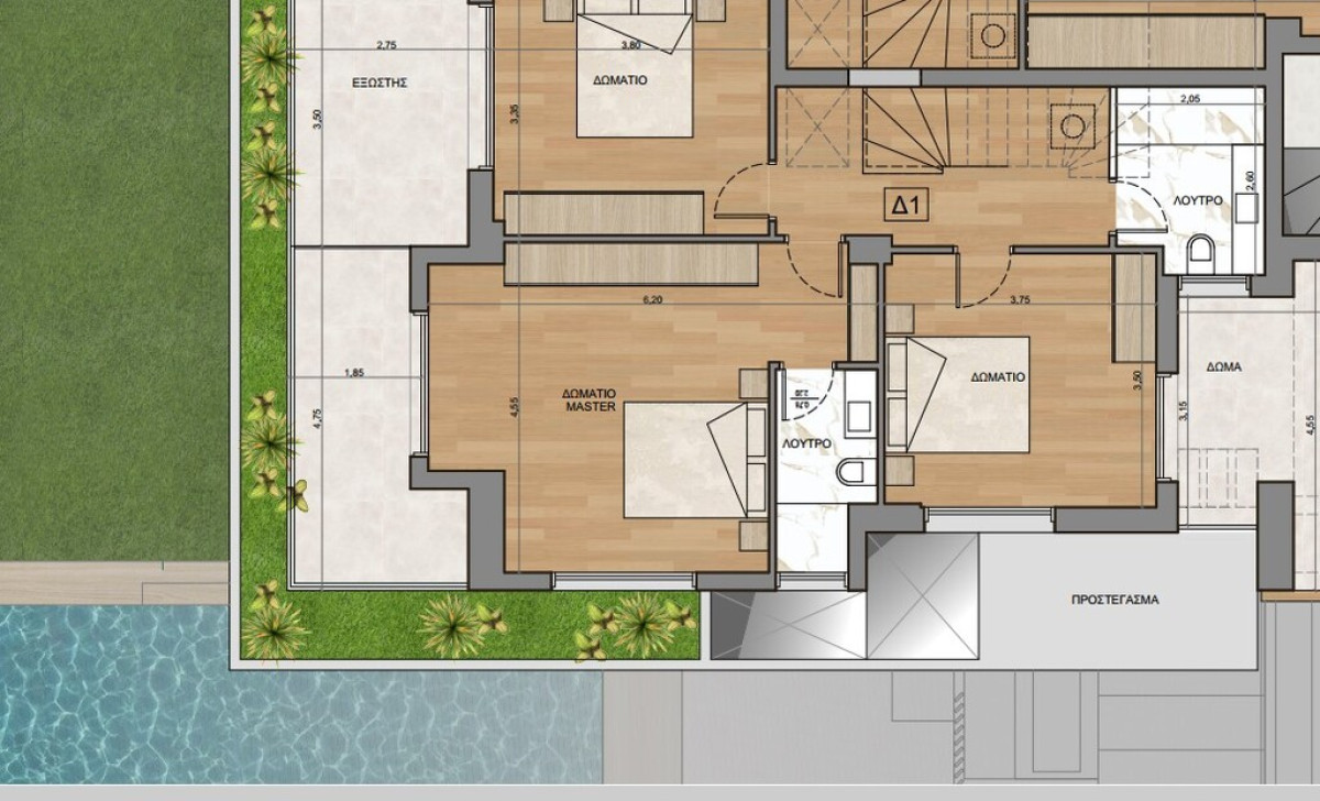 Квартира в Афинах, Греция, 149 м² - фото 14