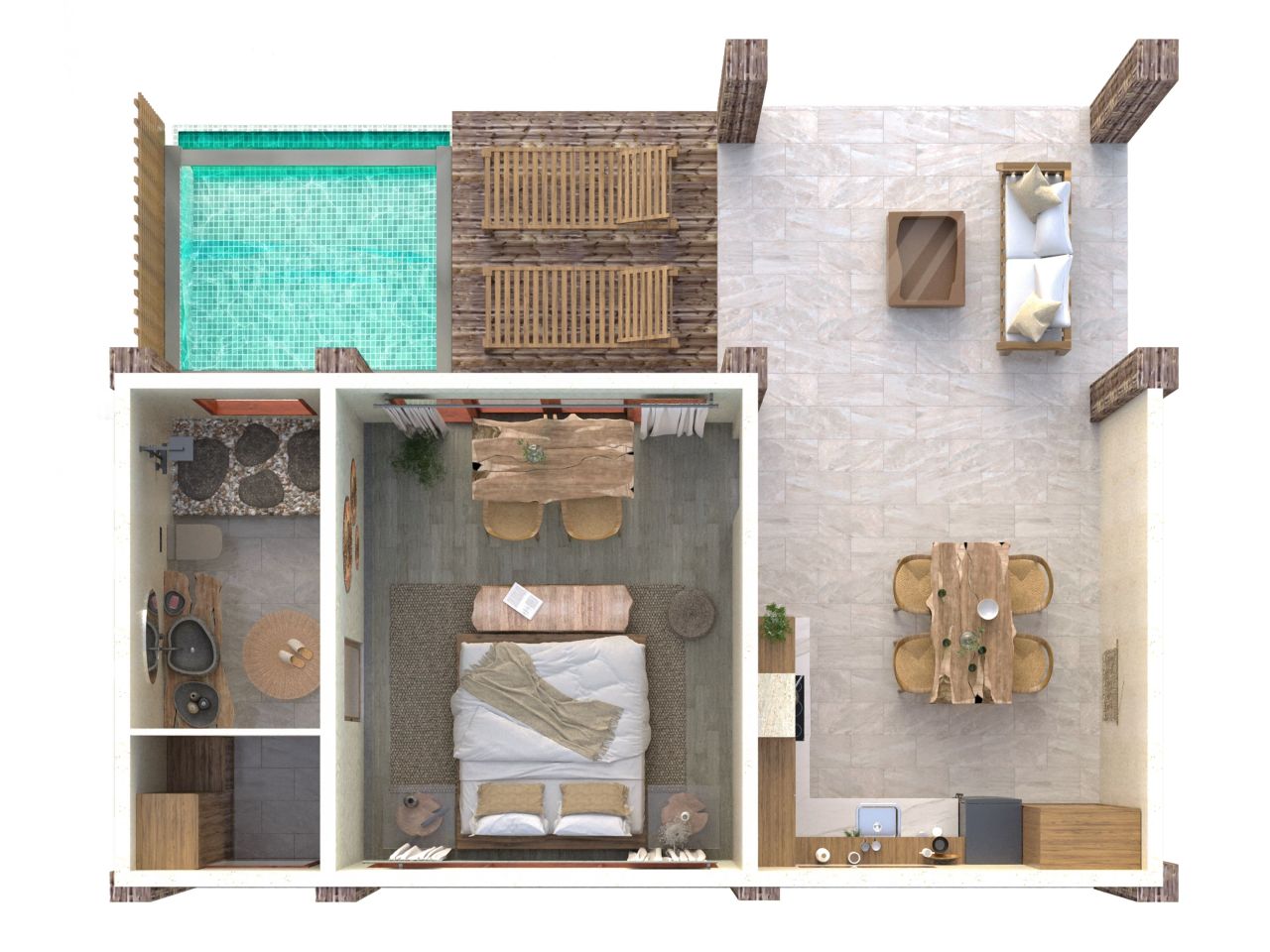 Вилла в Убуде, Индонезия, 80 м² - фото 4