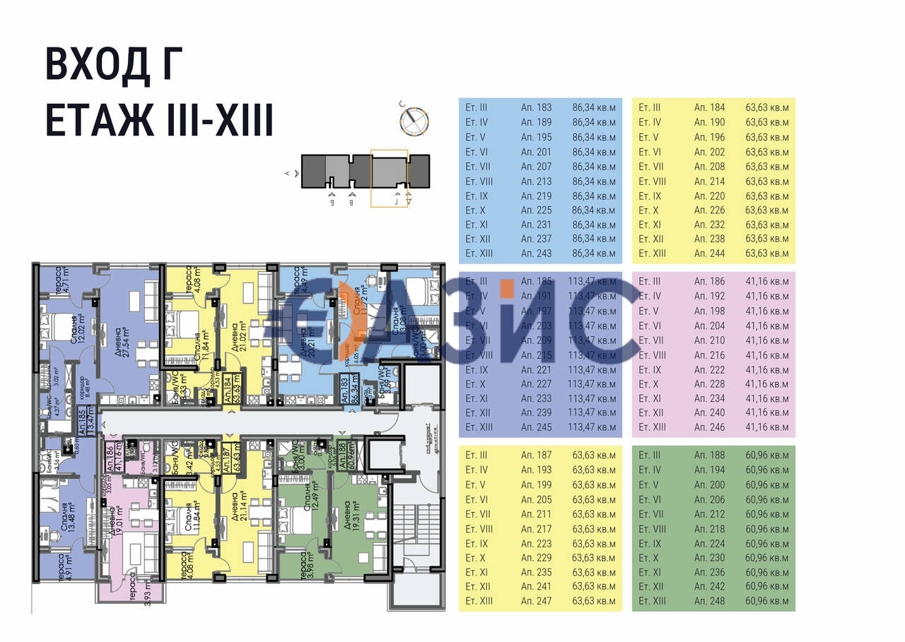 Апартаменты в Бургасе, Болгария, 41.2 м² - фото 15