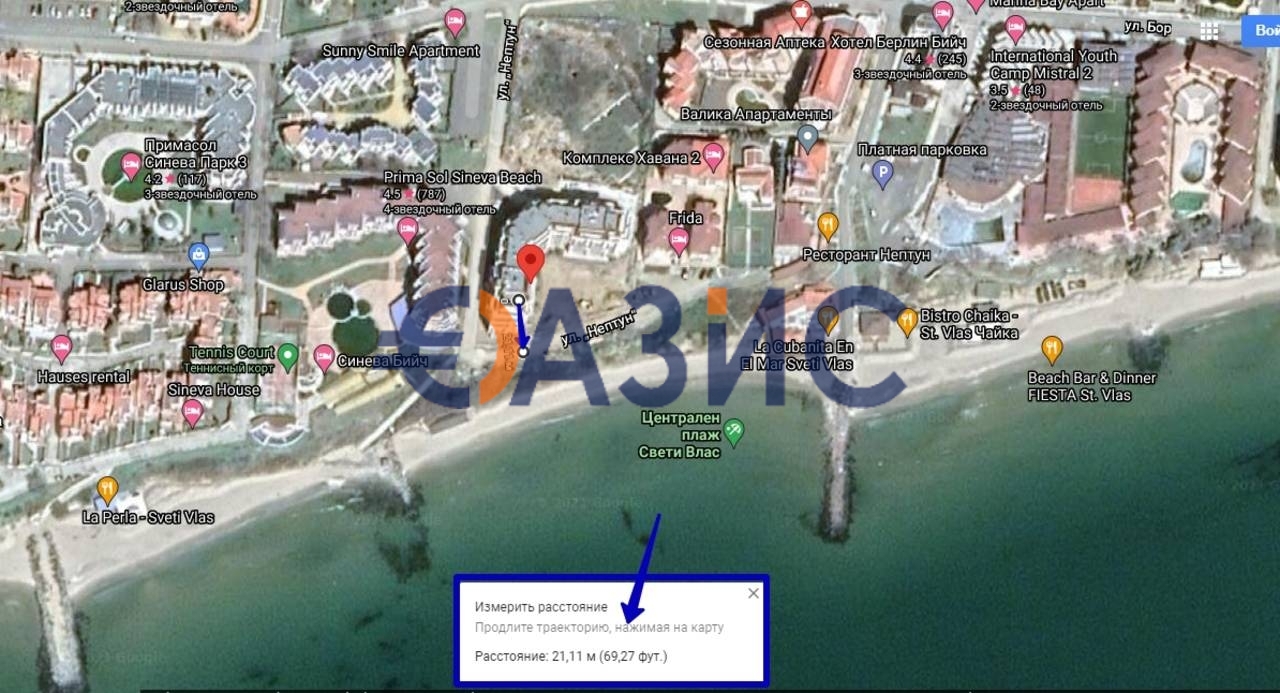 Апартаменты в Святом Власе, Болгария, 30 м² - фото 18