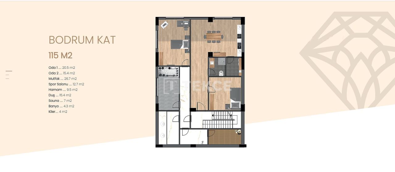 Таунхаус Нилюфер, Турция, 260 м² - фото 19