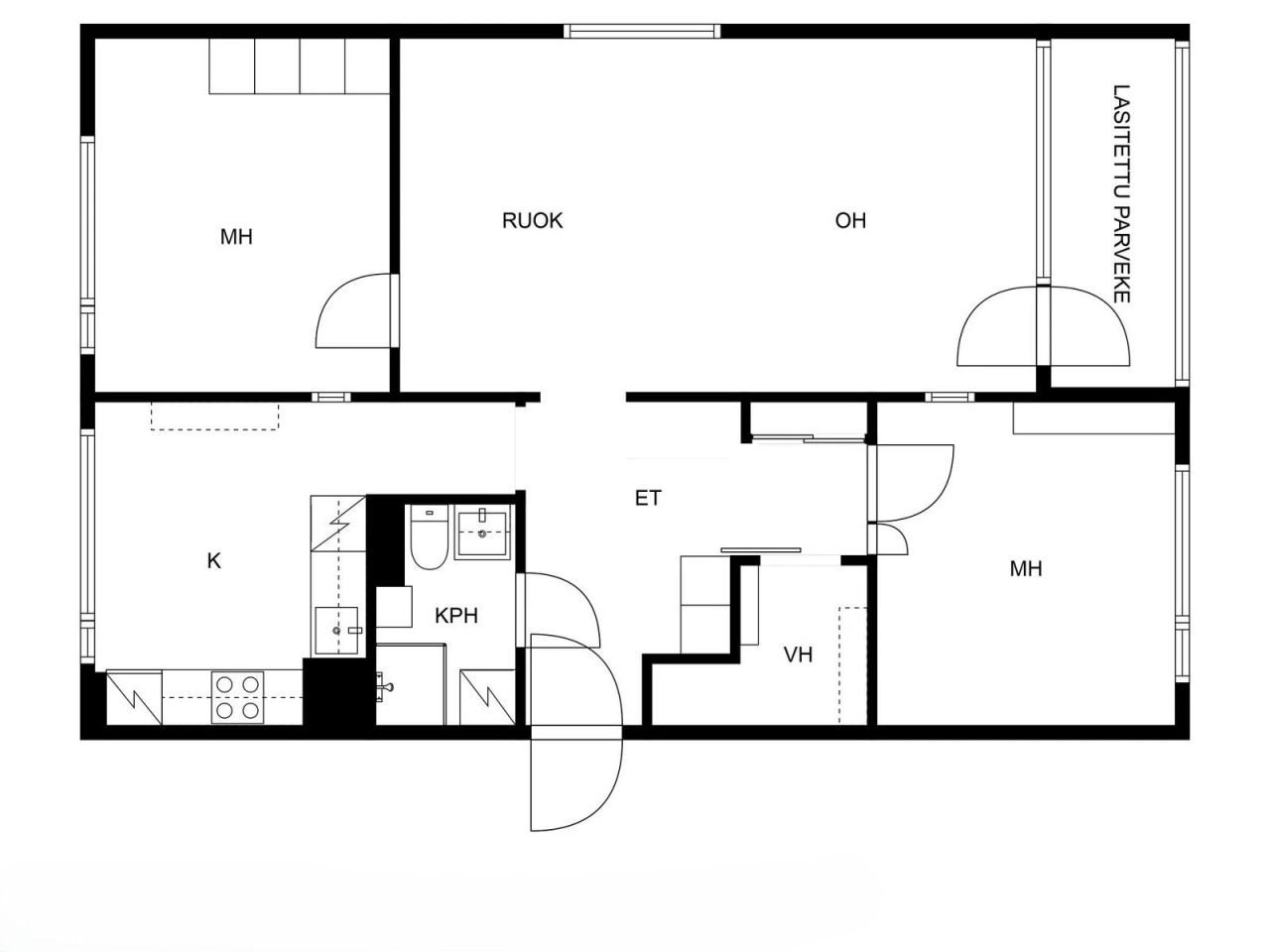 Квартира в Вантаа, Финляндия, 78 м² - фото 2