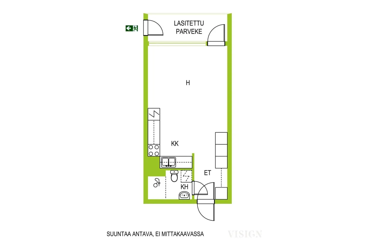 Квартира в Эспоо, Финляндия, 31 м² - фото 2