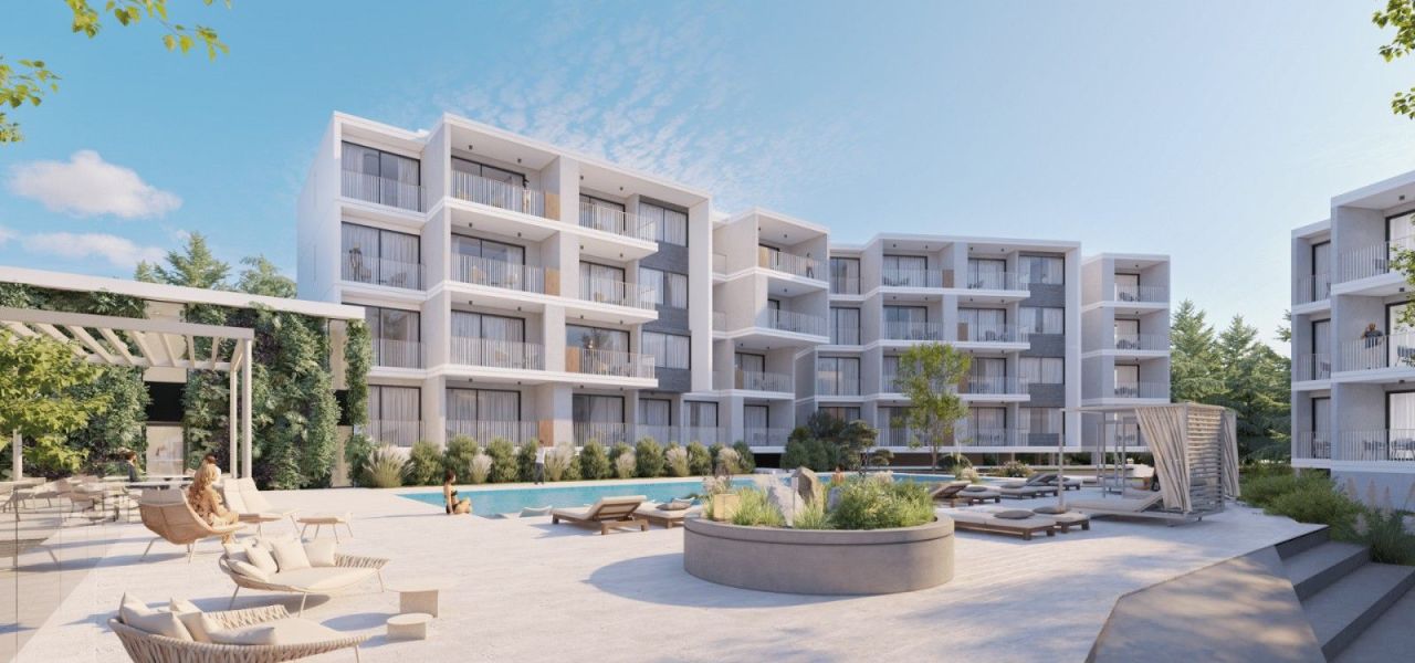 Апартаменты в Пафосе, Кипр, 80 м² - фото 1