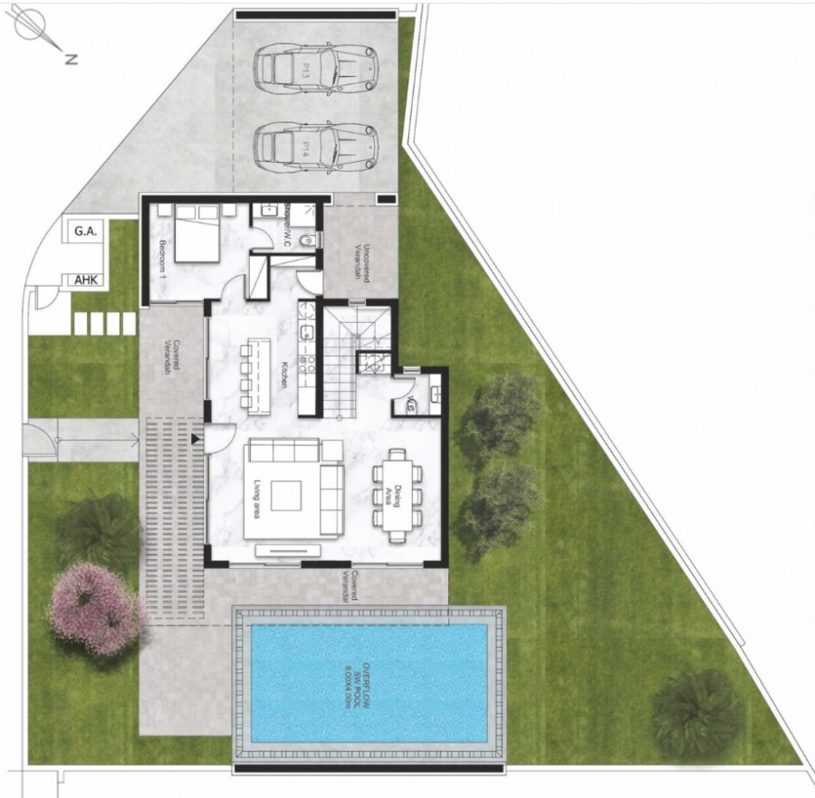 Вилла в Пафосе, Кипр, 268 м² - фото 8