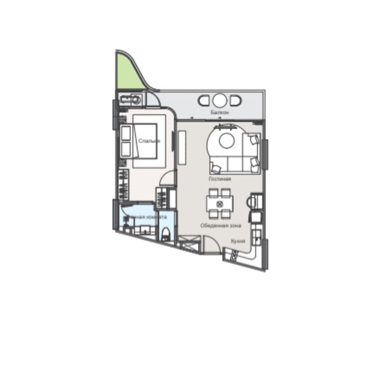 Апартаменты на Пхукете, Таиланд, 67 м² - фото 3