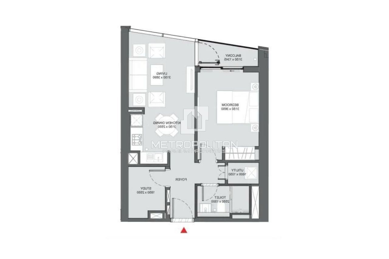 Апартаменты в Дубае, ОАЭ, 58 м² - фото 18