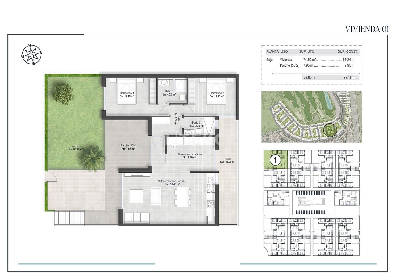 Пентхаус в Фуэнте-Аламо, Испания, 74 м² - фото 5