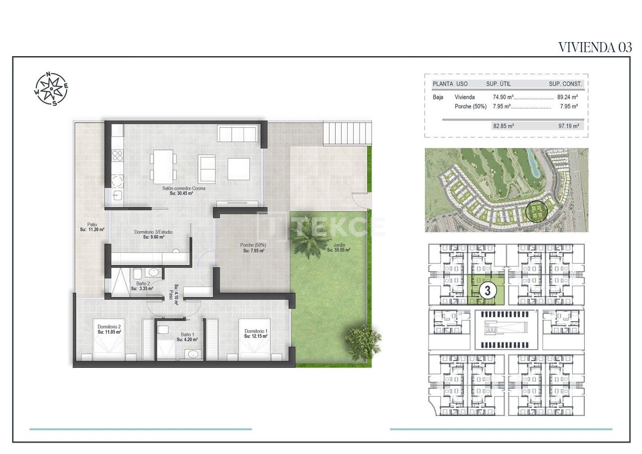 Пентхаус в Фуэнте-Аламо, Испания, 74 м² - фото 7