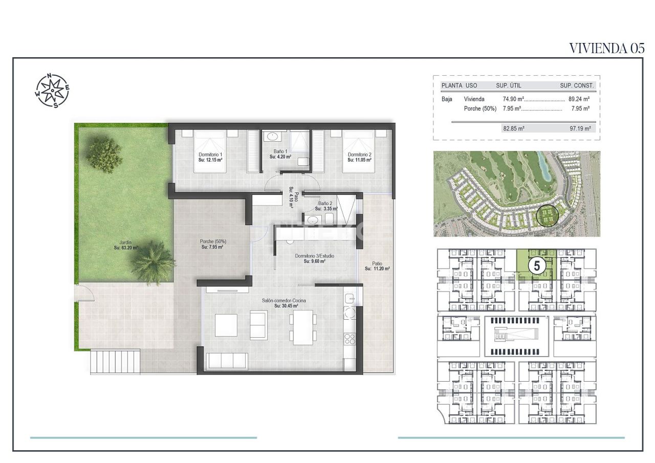 Апартаменты в Фуэнте-Аламо, Испания, 96 м² - фото 9