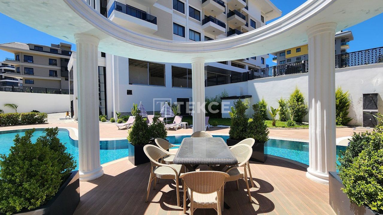 Апартаменты в Алании, Турция, 65 м² - фото 13