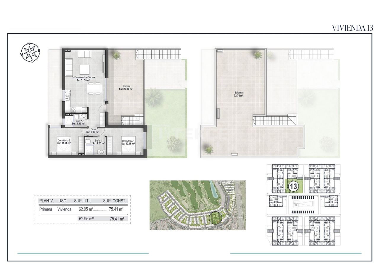 Пентхаус в Фуэнте-Аламо, Испания, 74 м² - фото 17