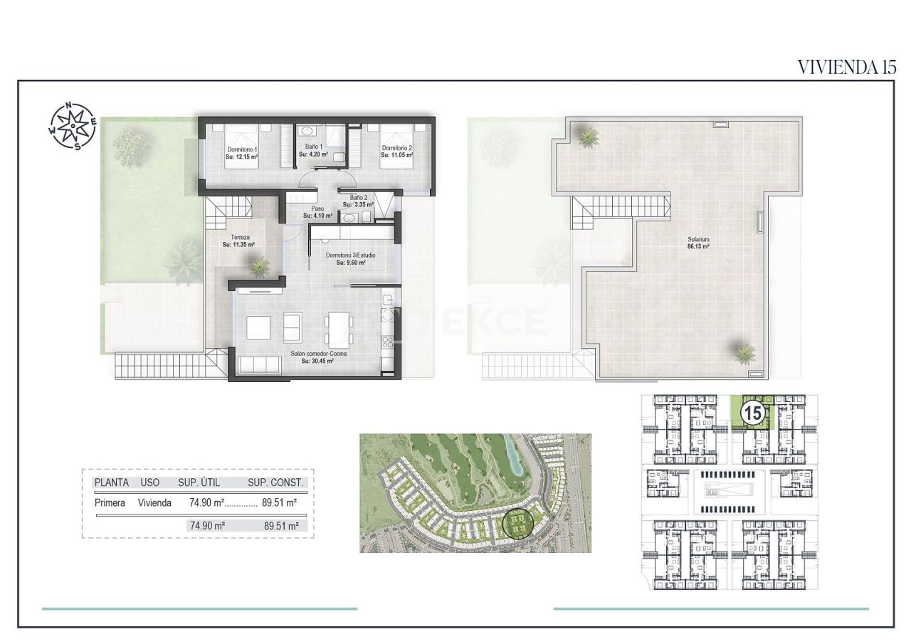 Пентхаус в Фуэнте-Аламо, Испания, 74 м² - фото 19