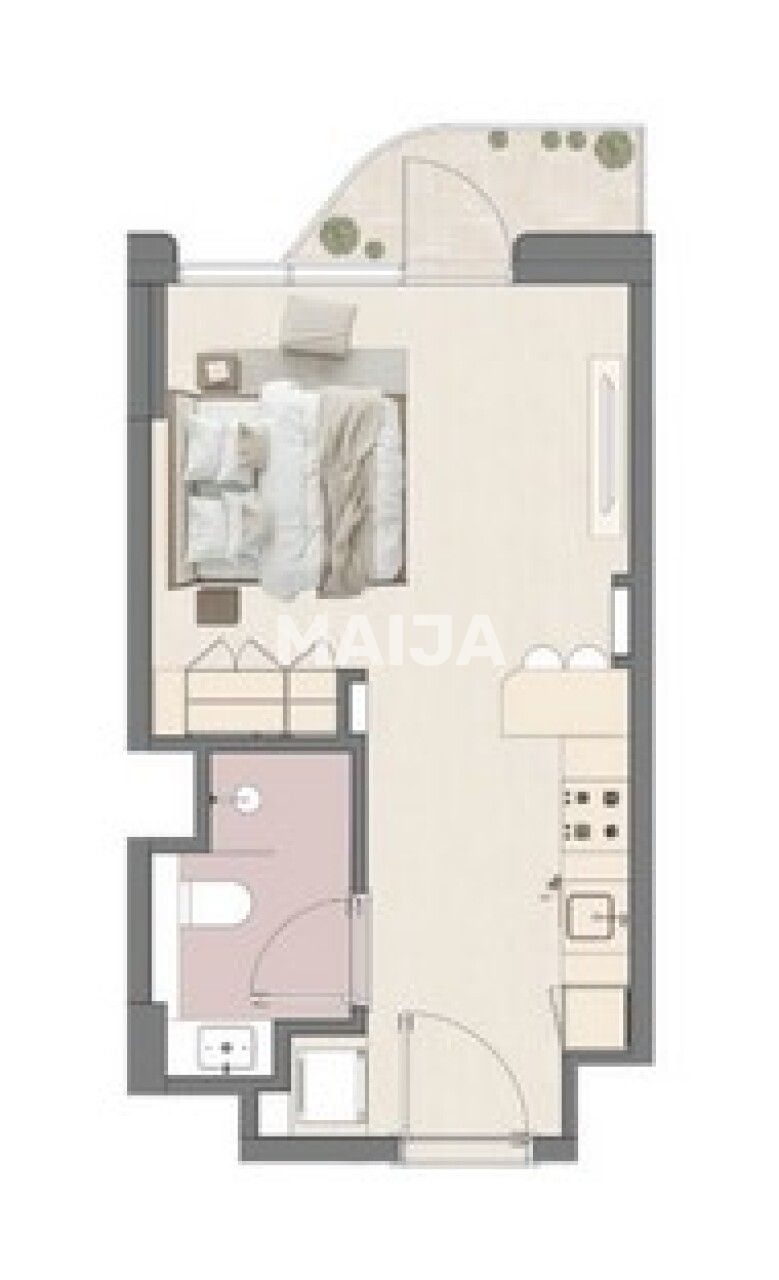 Апартаменты в Рас-эль-Хайме, ОАЭ, 33 м² - фото 2