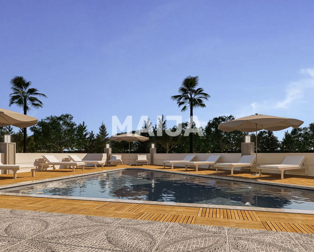 Апартаменты в Алании, Турция, 52 м² - фото 12