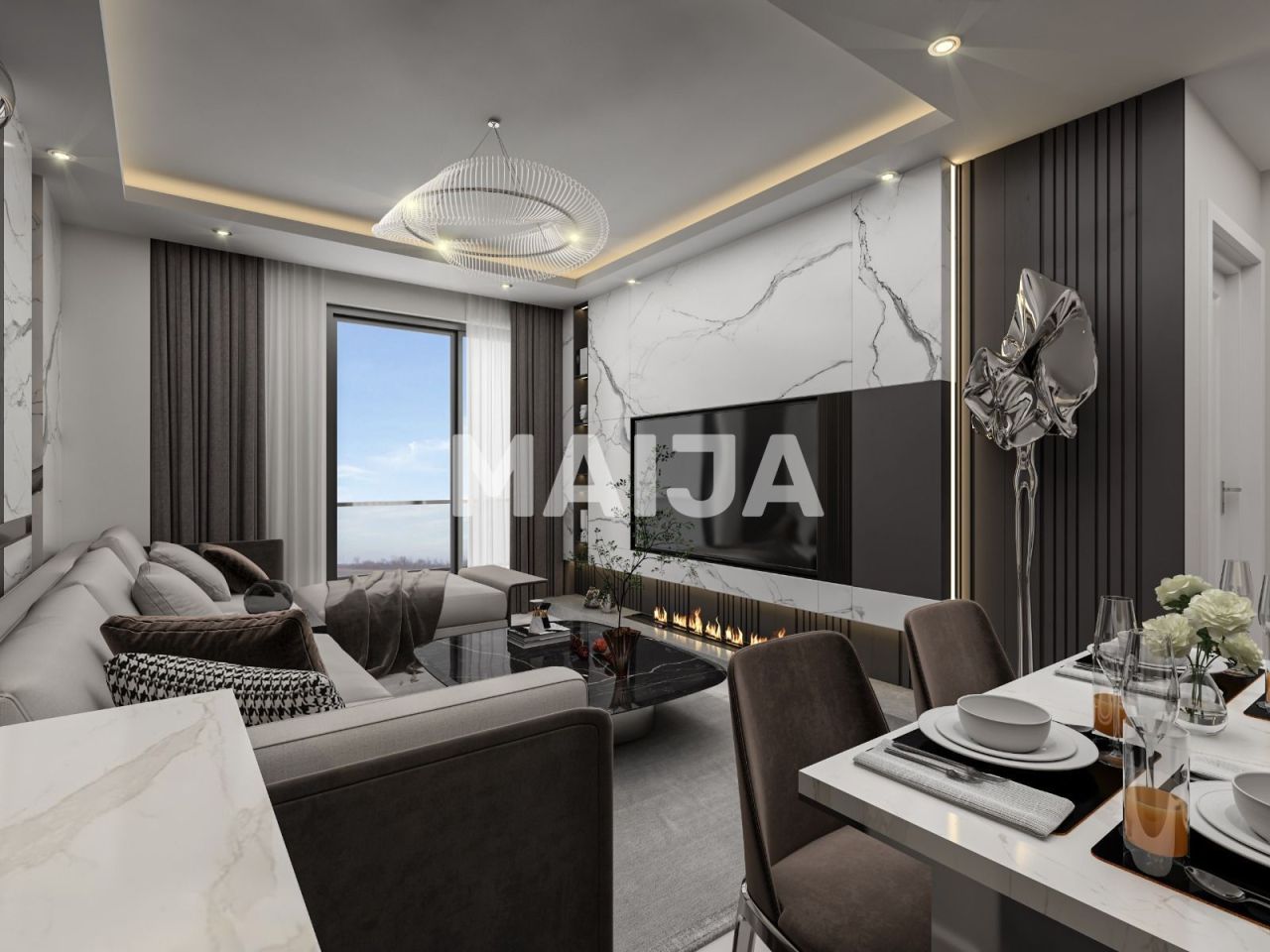 Апартаменты в Алании, Турция, 52 м² - фото 18