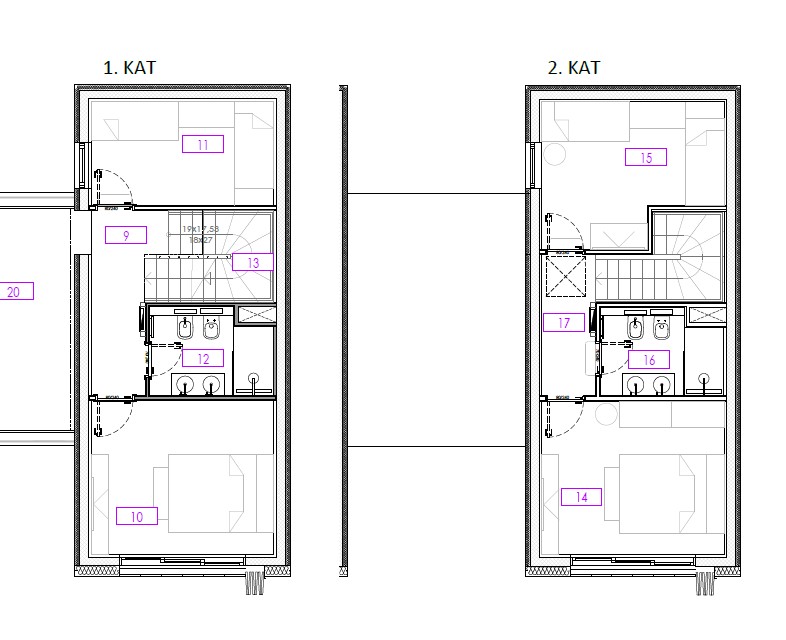 Вилла Sv. Filip i Jakov, Хорватия, 341 м² - фото 14