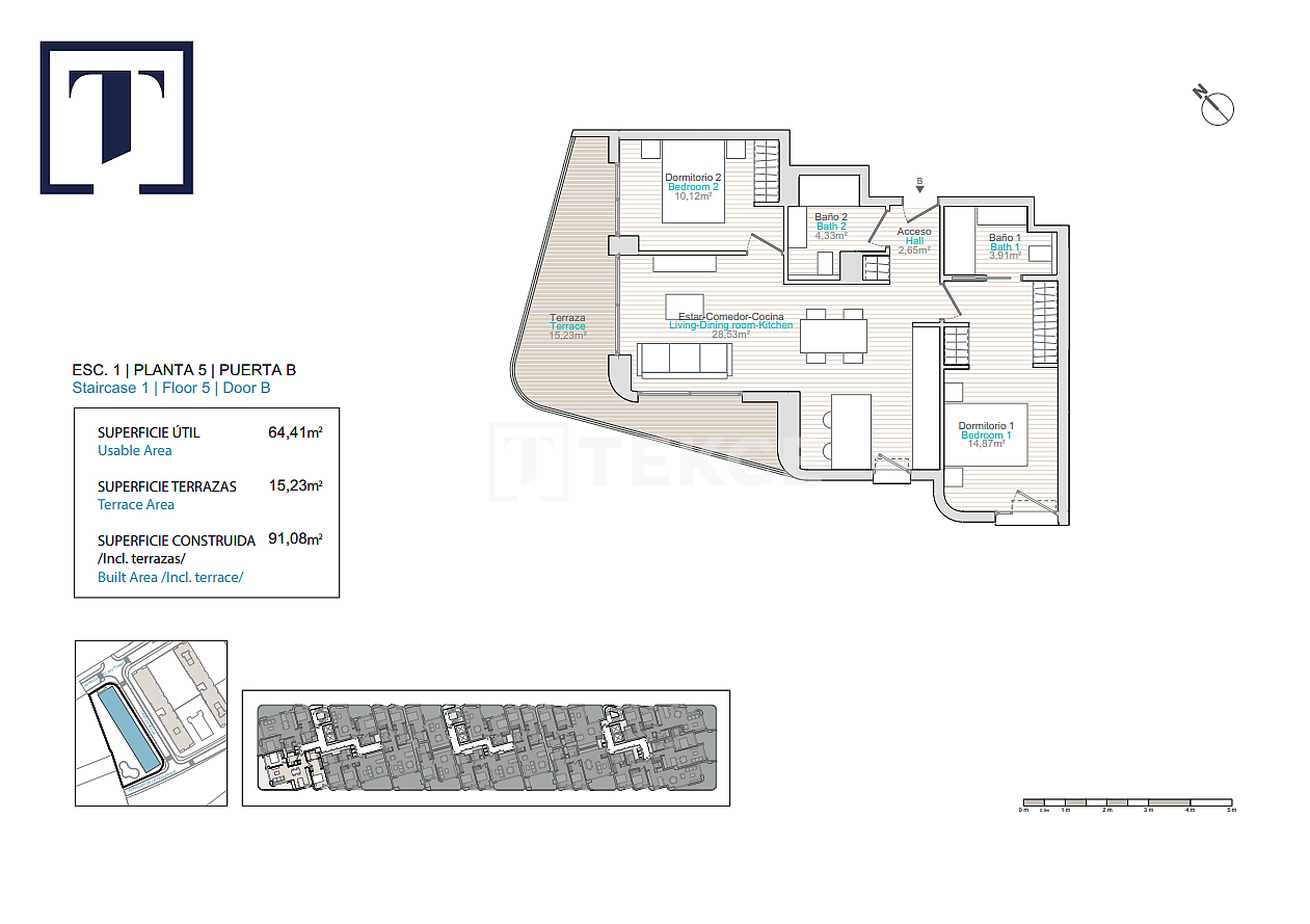 Апартаменты в Вильяхойосе, Испания, 66 м² - фото 11