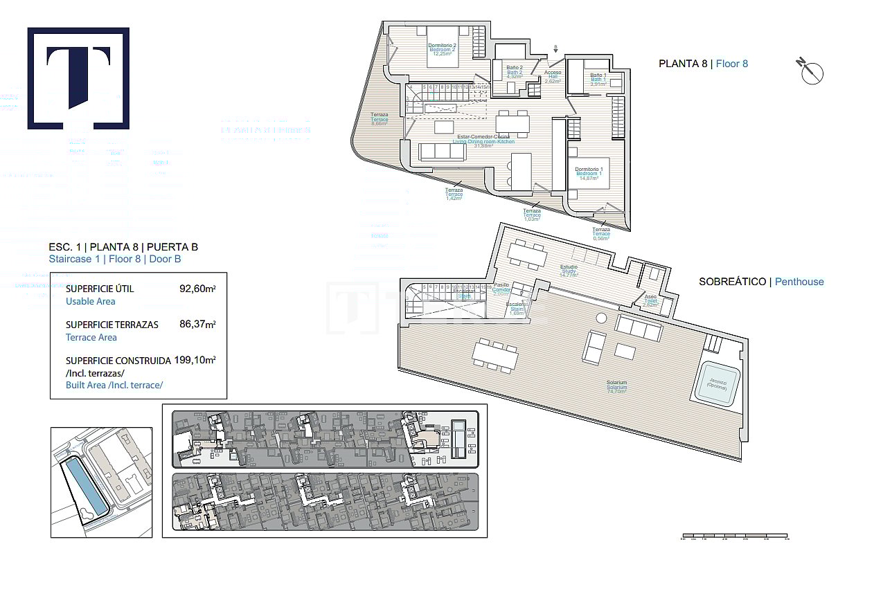 Апартаменты в Вильяхойосе, Испания, 72 м² - фото 14