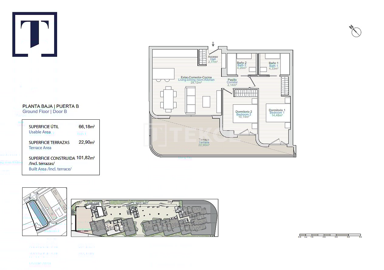 Апартаменты в Вильяхойосе, Испания, 72 м² - фото 16
