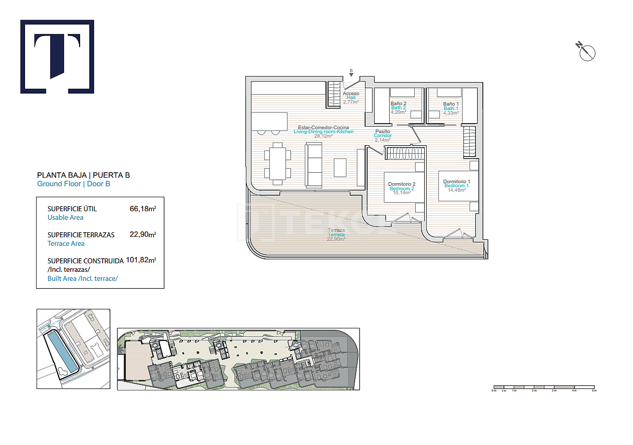 Апартаменты в Вильяхойосе, Испания, 40 м² - фото 16
