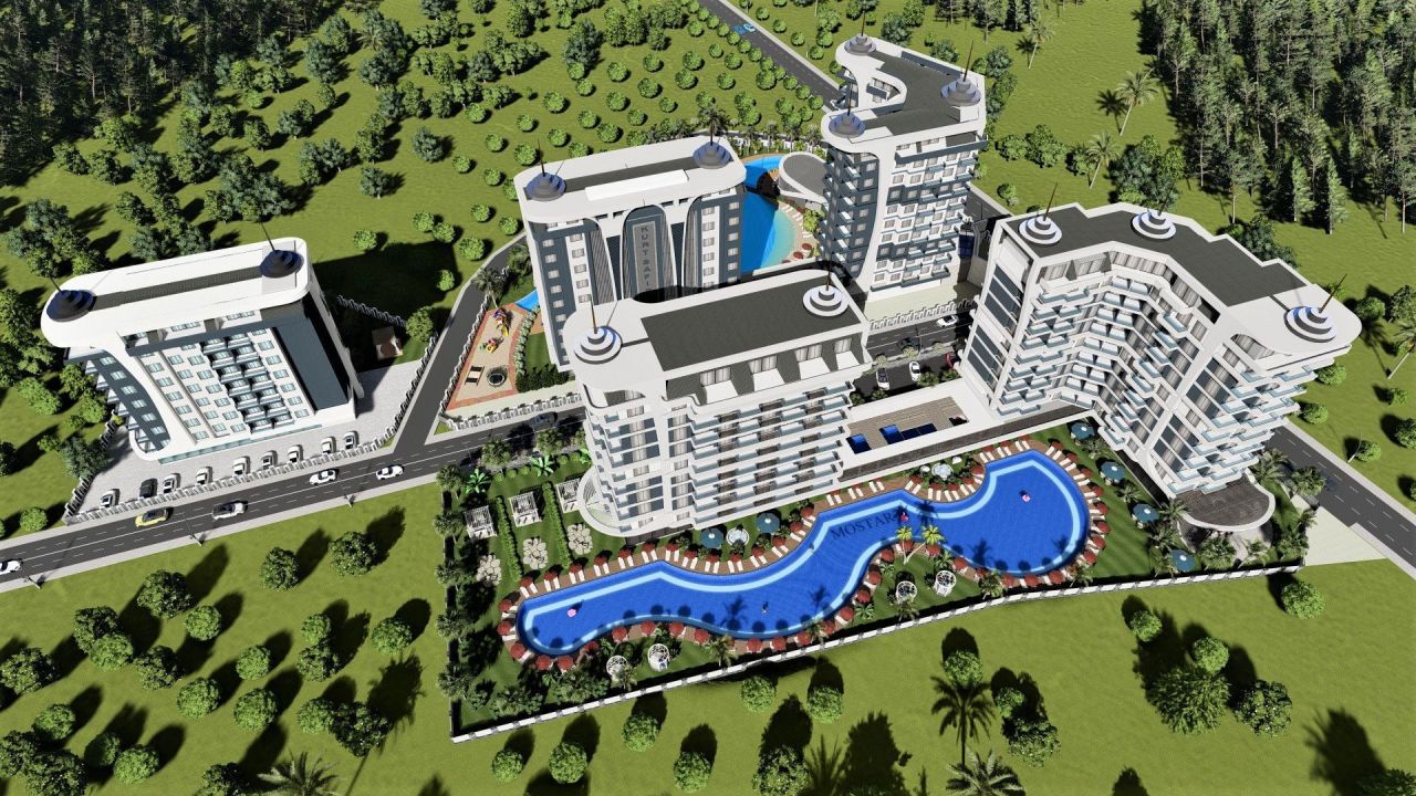 Апартаменты в Алании, Турция, 80 м² - фото 1