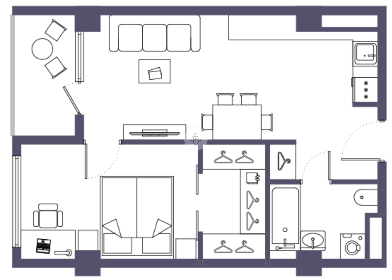 Квартира в Батуми, Грузия, 47.6 м² - фото 2