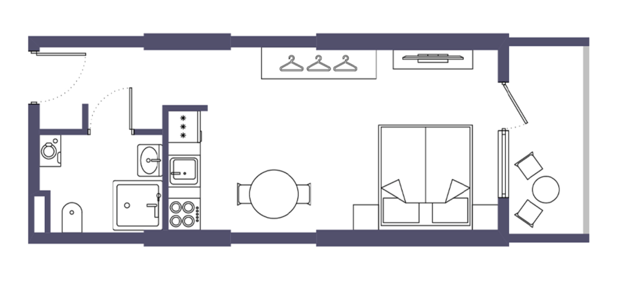 Апартаменты в Батуми, Грузия, 34 м² - фото 2