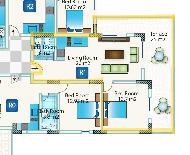 Квартира в Искеле, Кипр, 43 м² - фото 17