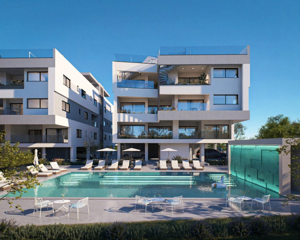Апартаменты в Пафосе, Кипр, 62.5 м² - фото 1