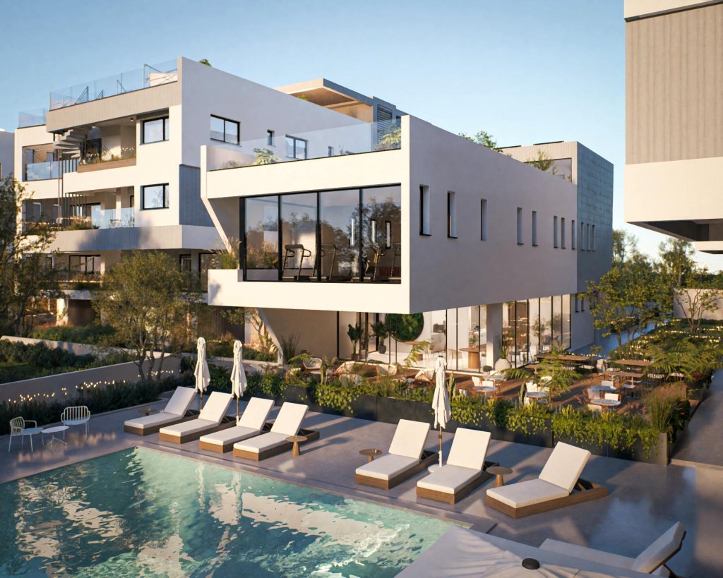 Апартаменты в Пафосе, Кипр, 100.5 м² - фото 12