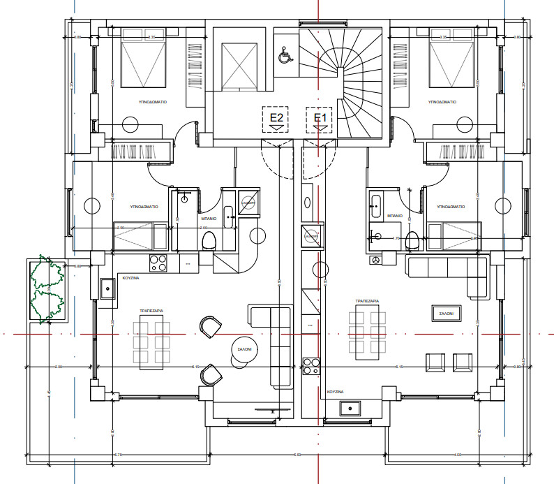 Квартира в Салониках, Греция, 90 м² - фото 1