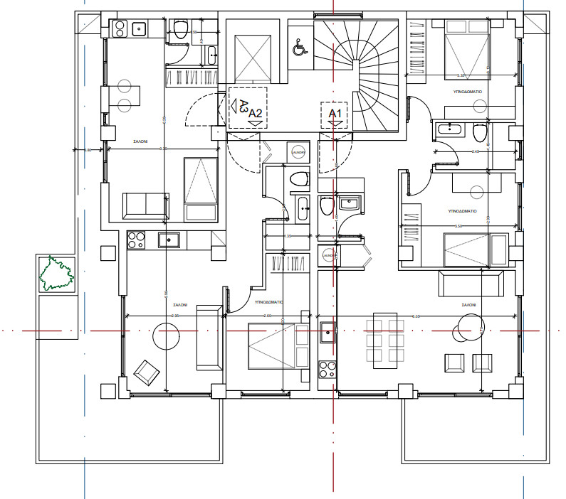 Квартира в Салониках, Греция, 90 м² - фото 1