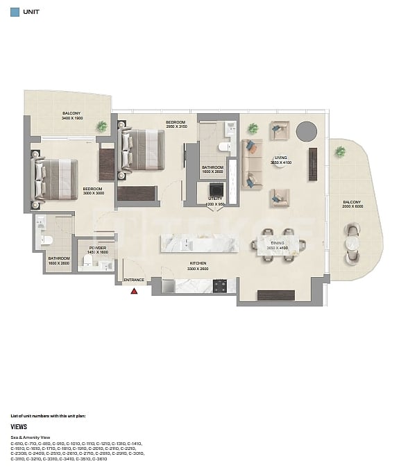 Апартаменты Умм-аль-Кувейн, ОАЭ, 73 м² - фото 12