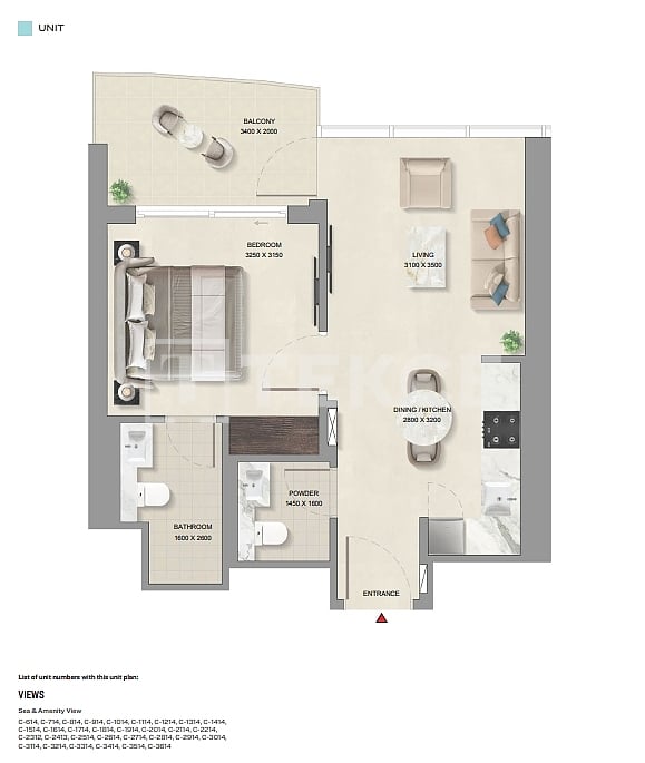 Апартаменты Умм-аль-Кувейн, ОАЭ, 73 м² - фото 13