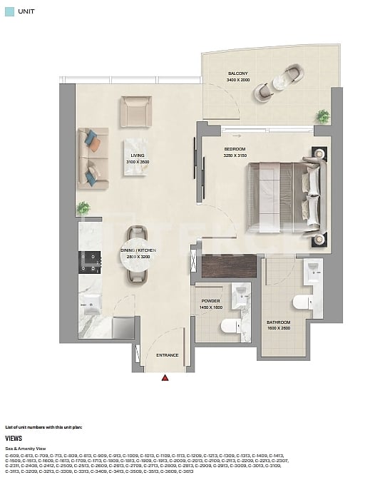 Апартаменты Умм-аль-Кувейн, ОАЭ, 73 м² - фото 14