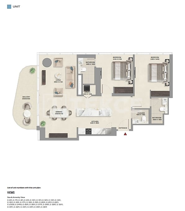 Апартаменты Умм-аль-Кувейн, ОАЭ, 73 м² - фото 19