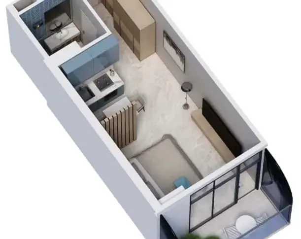 Квартира в Батуми, Грузия, 29 м² - фото 2