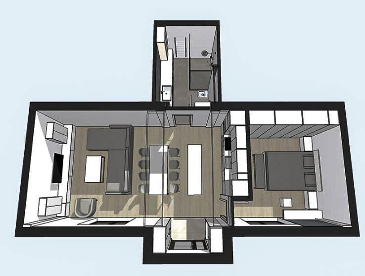Квартира в Каменари, Черногория, 36 м² - фото 4