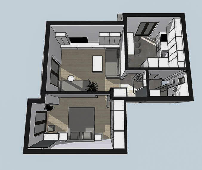 Квартира в Каменари, Черногория, 36 м² - фото 5