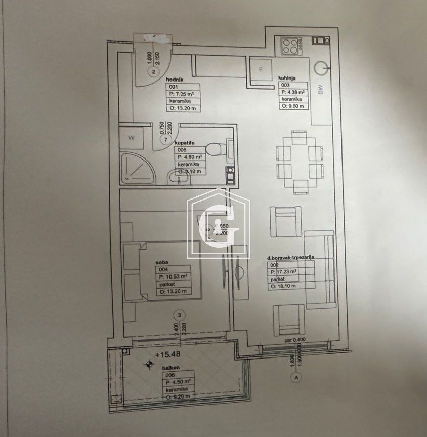Апартаменты в Будве, Черногория, 48 м² - фото 9