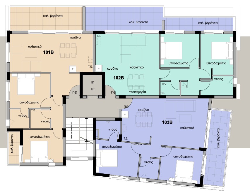 Апартаменты в Лимасоле, Кипр, 92 м² - фото 5