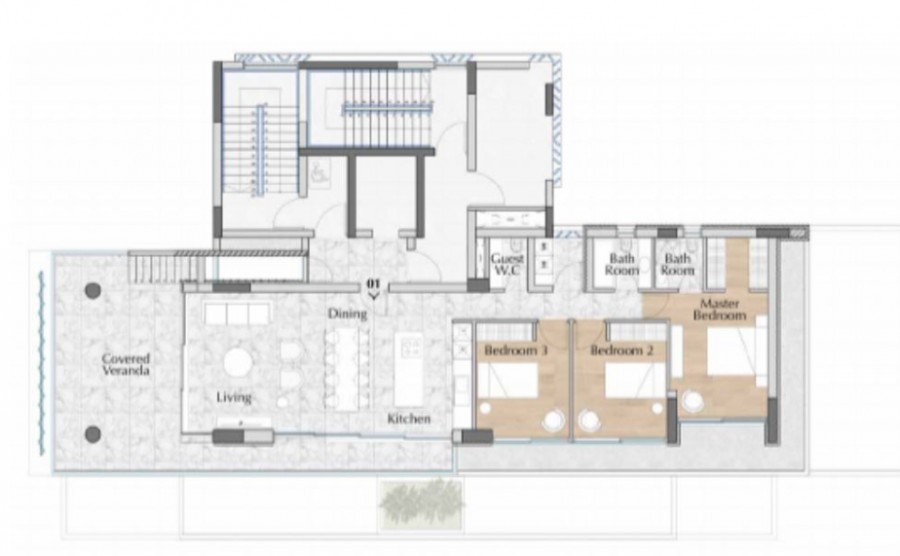 Пентхаус в Лимасоле, Кипр, 166 м² - фото 15