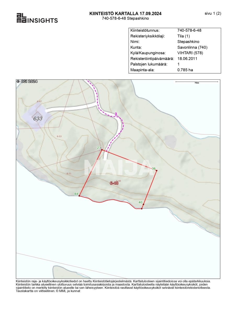 Земля в Савонлинне, Финляндия, 7 850 м² - фото 2
