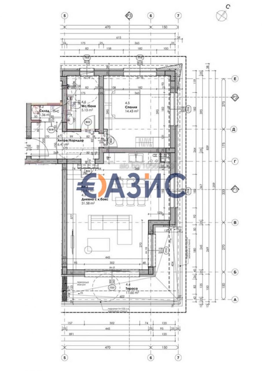 Апартаменты в Бургасе, Болгария, 105.9 м² - фото 3